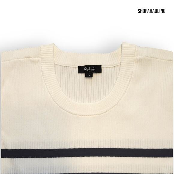 NWOT - RAILS Striped Sweater - Size Large - Picture 12 of 15